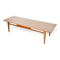 Vintage Mid Century Wood and Laminate Lane Coffee Table, 1960s