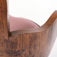 1930s Antique Art Deco Rosewood Side Chairs