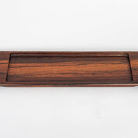 Vintage Mid Century Rosewood Decorative Tray by Jean Gillon