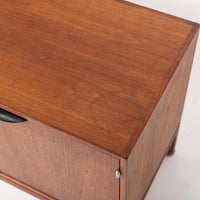 Mid Century Wood Credenza or Media Console by Jens Risom