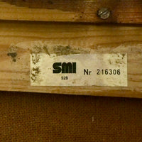 Mid Century Swedish Two-Toned Inlaid Rolltop Secretary Desk