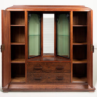 Art Deco Vitrine Cabinet by Ateliers Gauthier Poinsignon, France, Signed