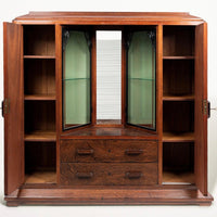Art Deco Vitrine Cabinet by Ateliers Gauthier Poinsignon, France, Signed