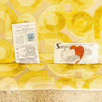 Vintage Mid Century Mod 1970s Yellow Loveseat Sofa, 1970s, Matching Lounge Chair Available