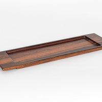 Vintage Mid Century Rosewood Decorative Tray by Jean Gillon