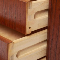 Mid Century Danish Modern Teak Wood Corner Cabinet or Bar Cabinet