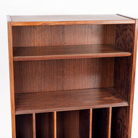 Mid Century Danish Bookshelf Cabinet in Rosewood by Carlo Jensen
