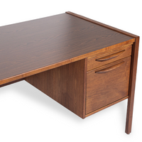 1960s Mid Century Wood and Laminate Desk by Jens Risom