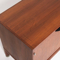 Mid Century Wood Credenza or Media Console by Jens Risom
