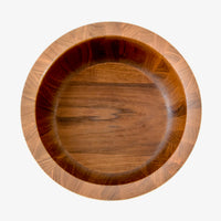 Vintage Mid Century Dansk Walnut Wood Decorative Bowl