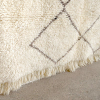 Vintage Moroccan Beni Ourain Tribal Wool Floor Rug