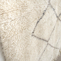 Vintage Moroccan Beni Ourain Tribal Wool Floor Rug