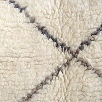 Vintage Moroccan Beni Ourain Tribal Wool Floor Rug