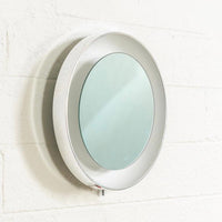 Vintage Mid Century Lightolier Round Lighted Wall Mirror