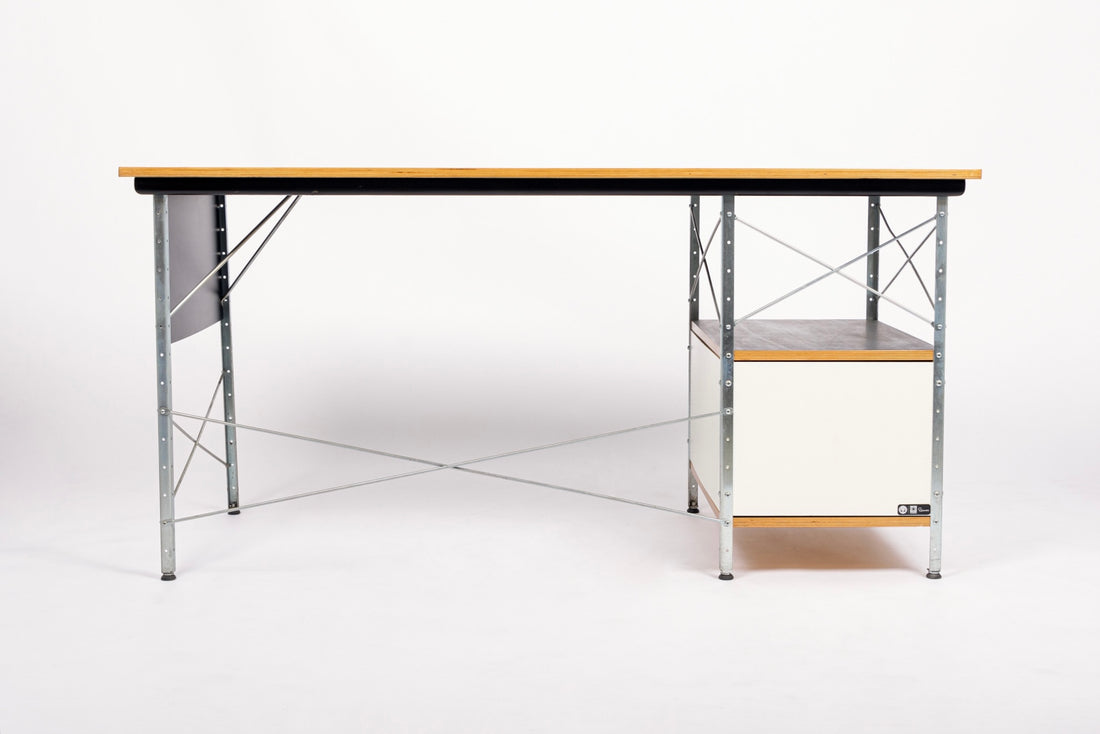 Mid Century Plywood Desk Unit by Eames for Herman Miller