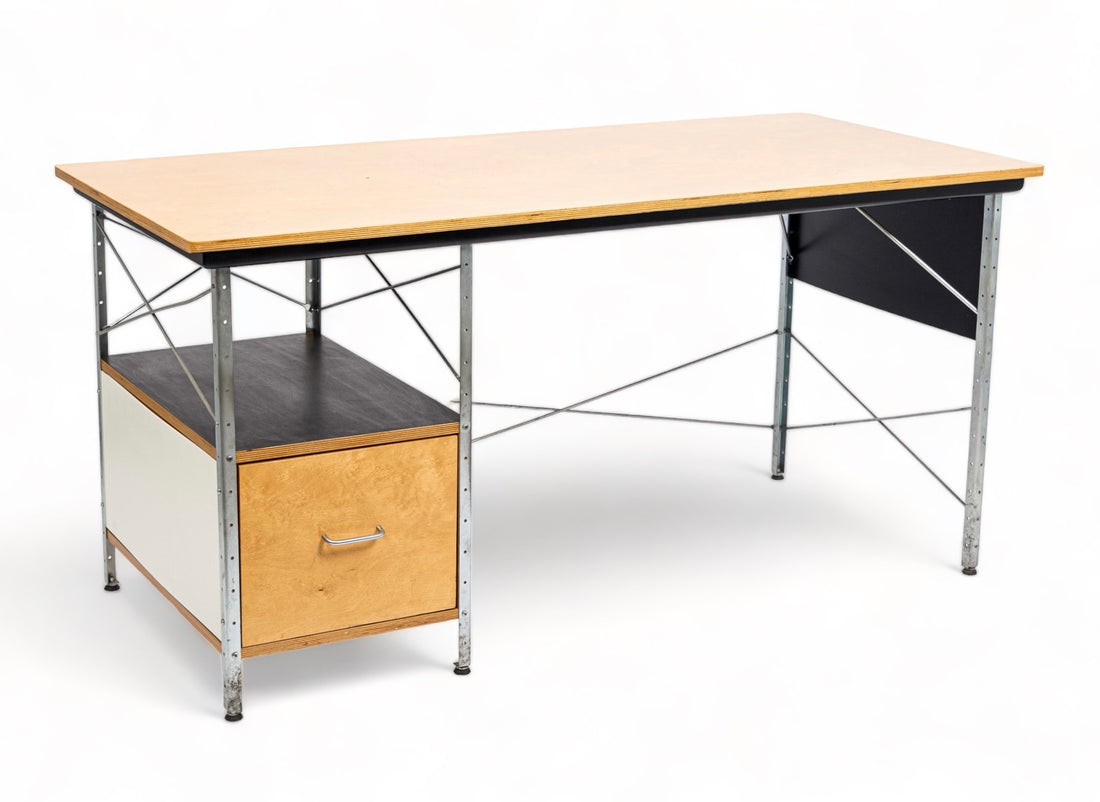 Mid Century Plywood Desk Unit by Eames for Herman Miller