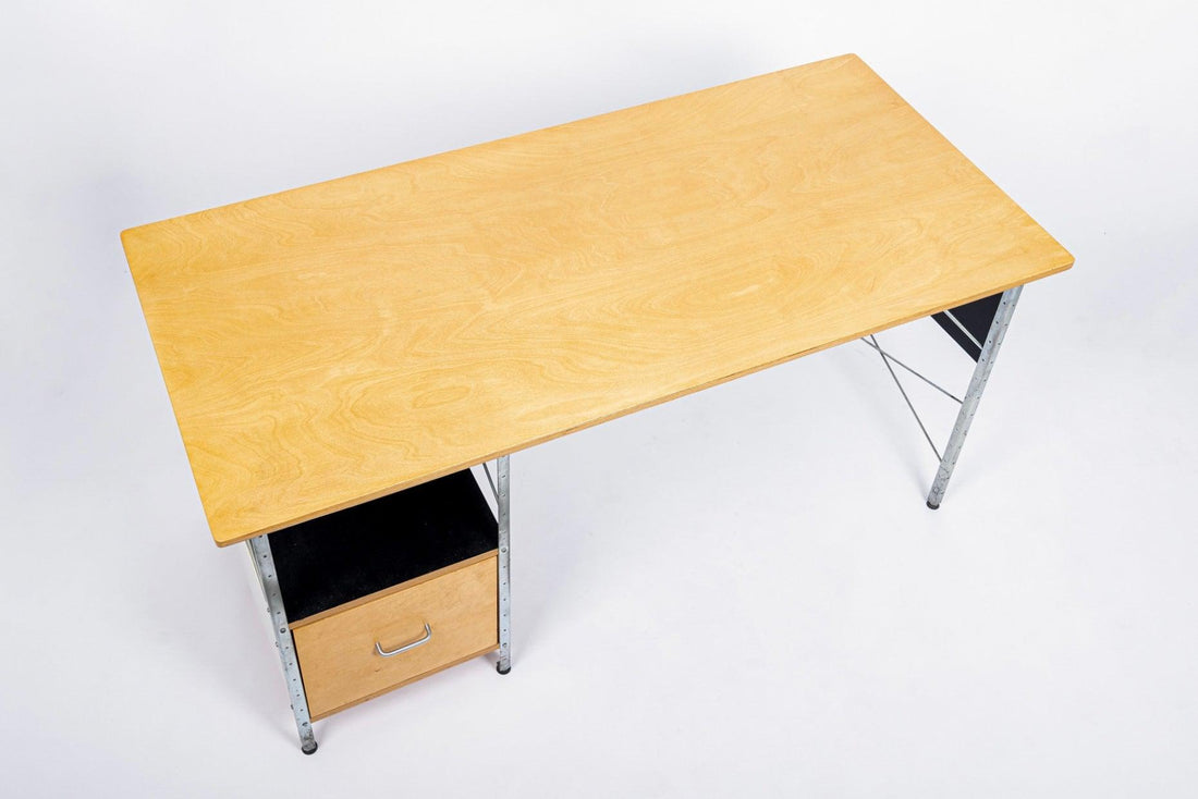 Mid Century Plywood Desk Unit by Eames for Herman Miller