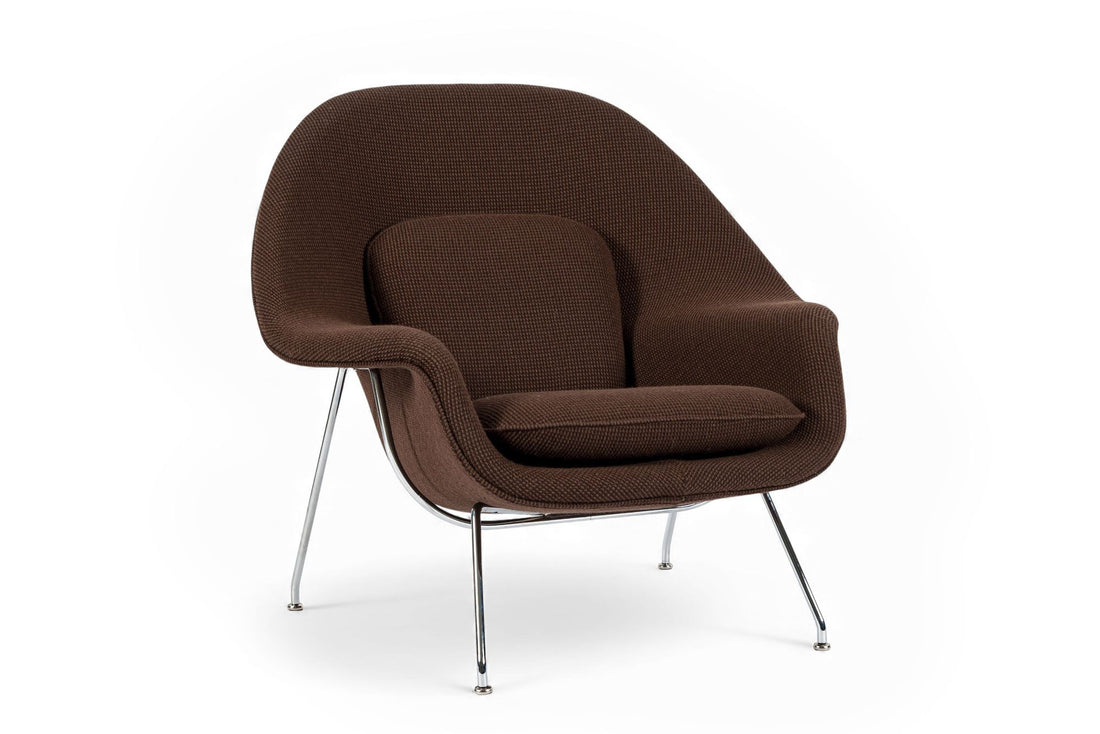 Early Restored Mid Century Brown Womb Lounge Chair by Saarinen for Knoll, Multiples/Custom Available