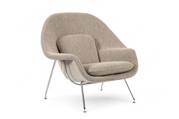 Early Restored Mid Century Tan Womb Lounge Chair by Saarinen for Knoll, Multiples/Custom Available