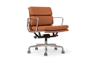 Eames for Herman Miller Brown Leather Office Chair 2000s