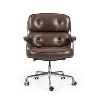 Eames Herman Miller Time Life Brown Leather Office Chair 2017