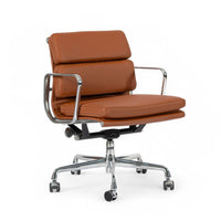 Eames for Herman Miller Brown Leather Office Chair 2000s