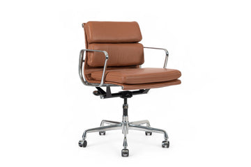 Eames for Herman Miller Brown Leather Office Chair 2000s