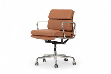 Eames for Herman Miller Brown Leather Office Chair 2000s