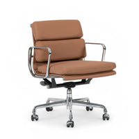 Eames for Herman Miller Aluminum Group Office Chair in Schumacher VEGAN Leather