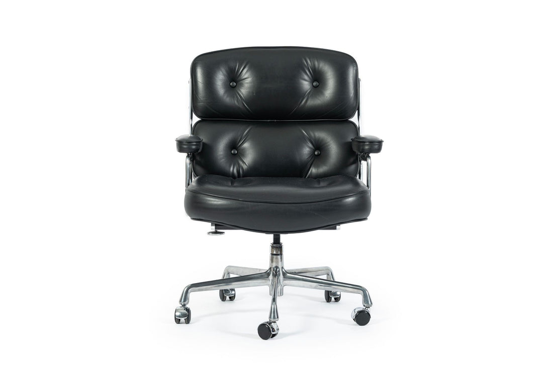 Eames Herman Miller Time Life Black Leather Office Chair 2017
