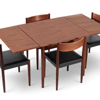 Mid Century Danish Teak Dining Table and Chair Set by Poul Volther for Frem Rojle