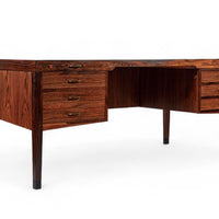 Exceptional Mid Century Danish Large Rosewood Executive Desk