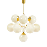 Mid-Century Modern Sputnik Chandelier by Szarvasi, Hungary 1970s, 3x Available