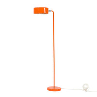 Vintage Mid-Century Modern Orange Floor Lamp by Ateljé Lyktan, Sweden, 1970s