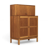 Mid Century Danish Teak Wood Storage Cabinet by Soborg Mobler - 2 Available