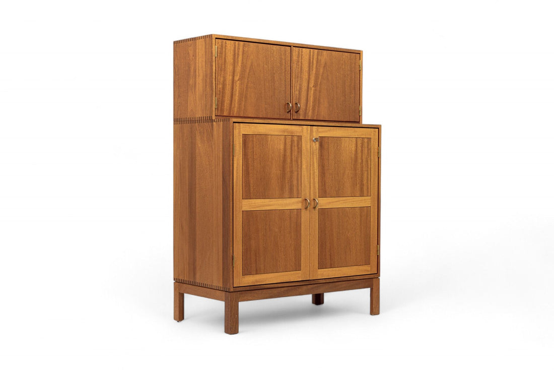 Mid Century Danish Teak Wood Storage Cabinet by Soborg Mobler - 2 Available