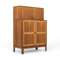 Mid Century Danish Teak Wood Storage Cabinet by Soborg Mobler - 2 Available