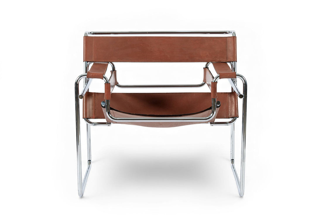 Mid Century Brown Wassily Lounge Chair by Marcel Breuer