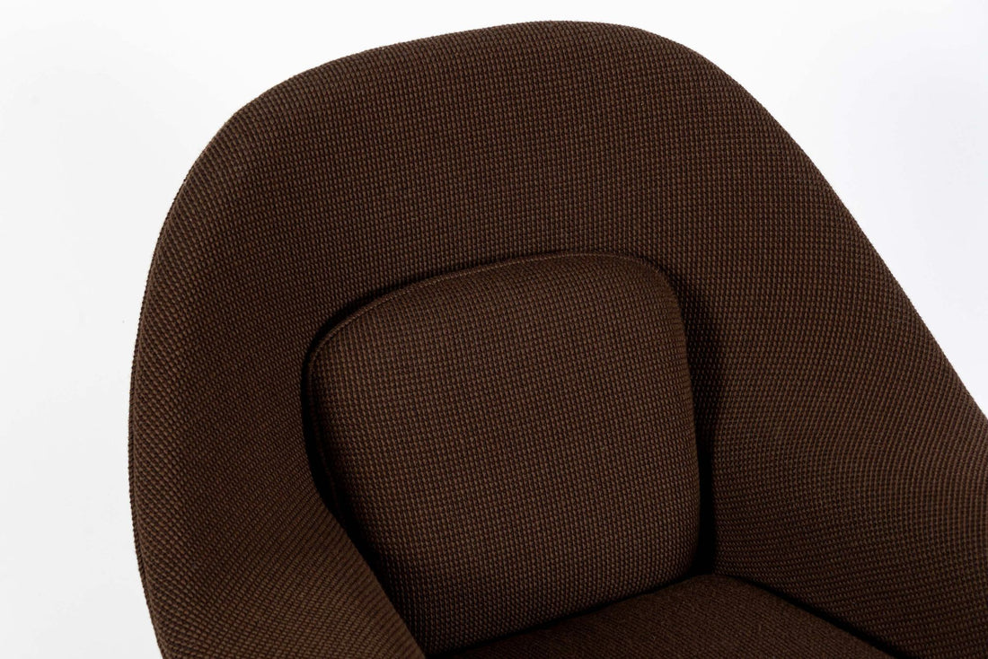 Early Restored Mid Century Brown Womb Lounge Chair by Saarinen for Knoll, Multiples/Custom Available