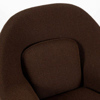 Early Restored Mid Century Brown Womb Lounge Chair by Saarinen for Knoll, Multiples/Custom Available