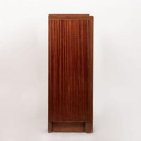 Antique French Art Deco Mahogany Sideboard Cabinet by Andre Sornay