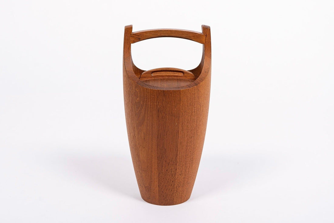 Mid Century Danish Modern Teak Ice Bucket by Jens H. Quistgaard for Dansk