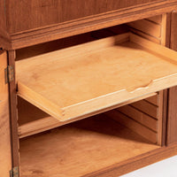 Mid-Century Scandinavian Teak Wood Storage Cabinet in the Style of Afdal