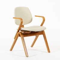 Mid Century Plywood Arm Chairs by Joe Atkinson for Thonet