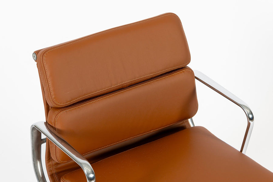 Eames for Herman Miller Brown Leather Office Chair 2000s