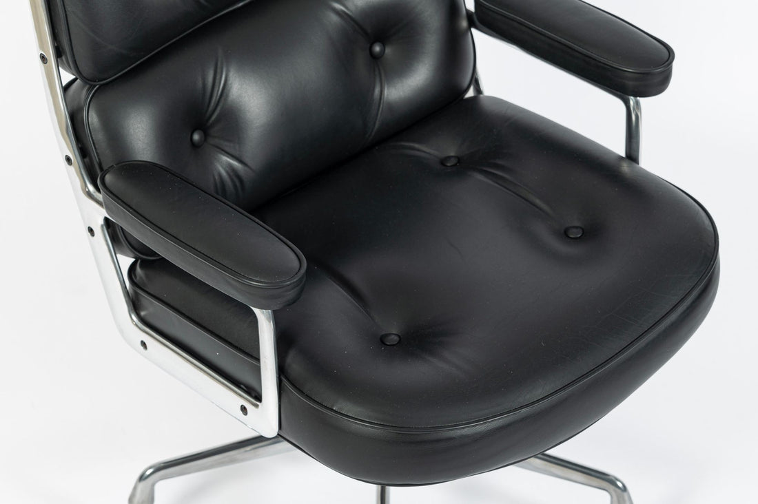 Eames Herman Miller Time Life Black Leather Office Chair 2017