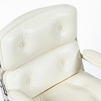 Herman Miller Eames Time Life Lobby White Leather Office Chair 2021