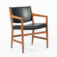 Hans J. Wegner JH507 Oak Dining Armchairs for Johannes Hansen (Attr.), Set of 6, Denmark, Circa 1965