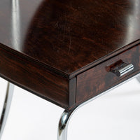 Rare Fritz Hansen Model S214 Tubular Steel Dressing Table Attributed to Mart Stam Denmark 1930s