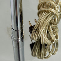 Mid Century Silver Floor Lamp Sarfatti Style